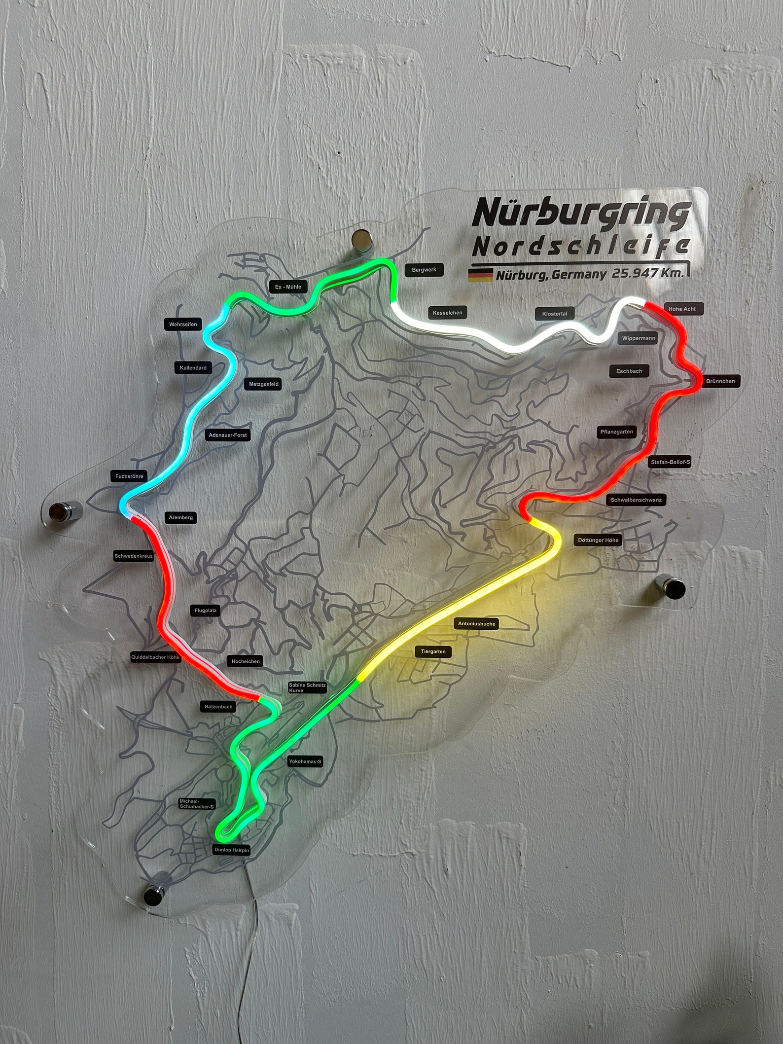 Neon Design Race Track | Neon Race Track | F1 Formula | Race Tracks ...