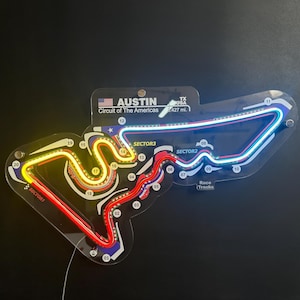 America COTA Circuit Neon Racerbana | F1-formel | Design av racerbanor | Simracing bild 7