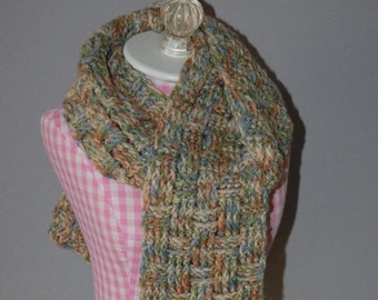 Winter Sea Basket Weave-sjaal: klaar voor verzending