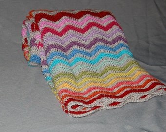Zigzagdeken regenboog