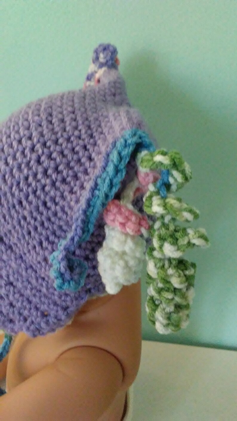 Curly Q Crochet Hat Etsy
