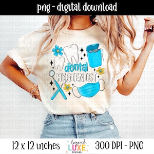 Mondhygiënist, png, tandafbeelding, sublimatieontwerp (digitale download)