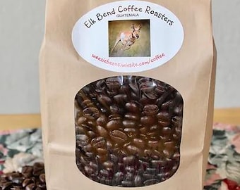 Guatemala Coffee Beans, Dark French Roast, Fair Trade Organic, 1 lb