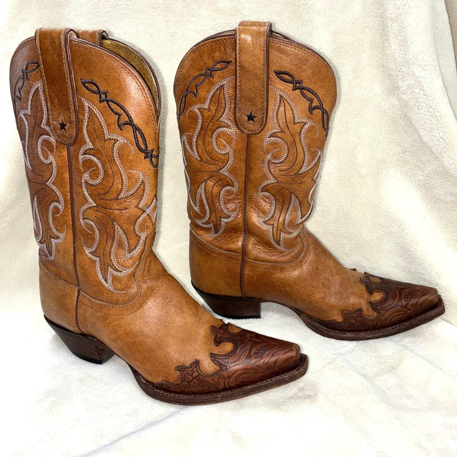 90s Tony Lama Boots - Etsy