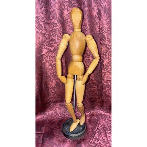 Mannequin Bois Articulé Vintage Femme - Modèle Dessin 12 Pouces - Japon