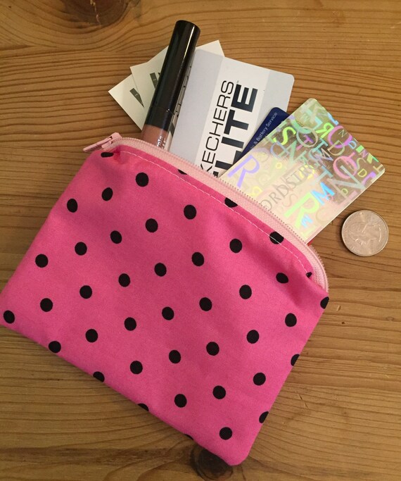 Betty Boop Black With White Polka Dots Zipper Wallet Licensed New