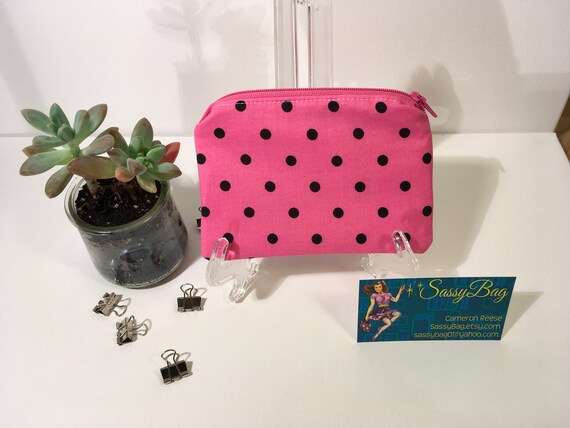 Stash Bag Handmade Ready to Ship Zipper Pouch