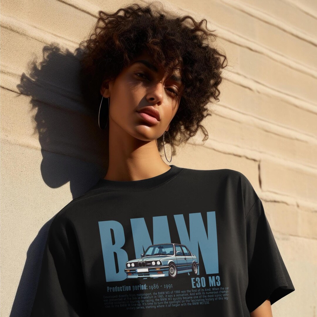 BMW E30 M3 Car Tees Tshirt Print Original Art Car Shirt Type Design for ...