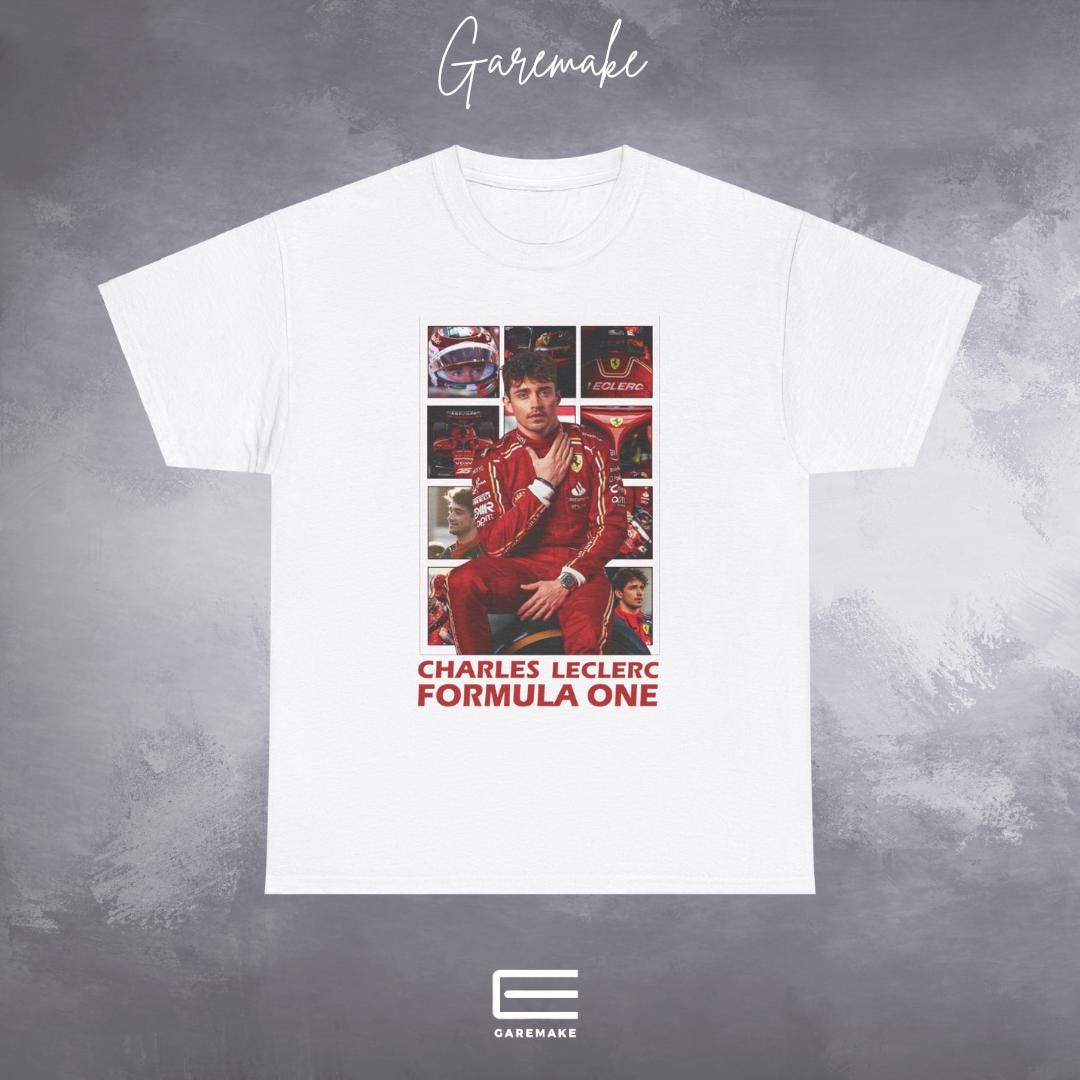 Charles Leclerc Formula 1 Oversized T-shirt