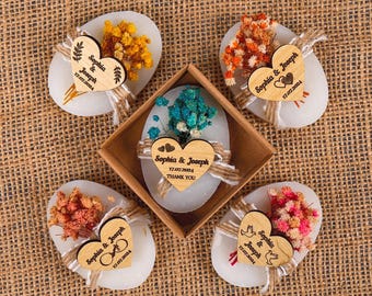 Wedding Soap Favors, Scented Natural Soap, Bridal Shower, Handmade Soap, Wedding Guest Gifts, Wedding Favors, Gastgeschenke, Rustic Wedding