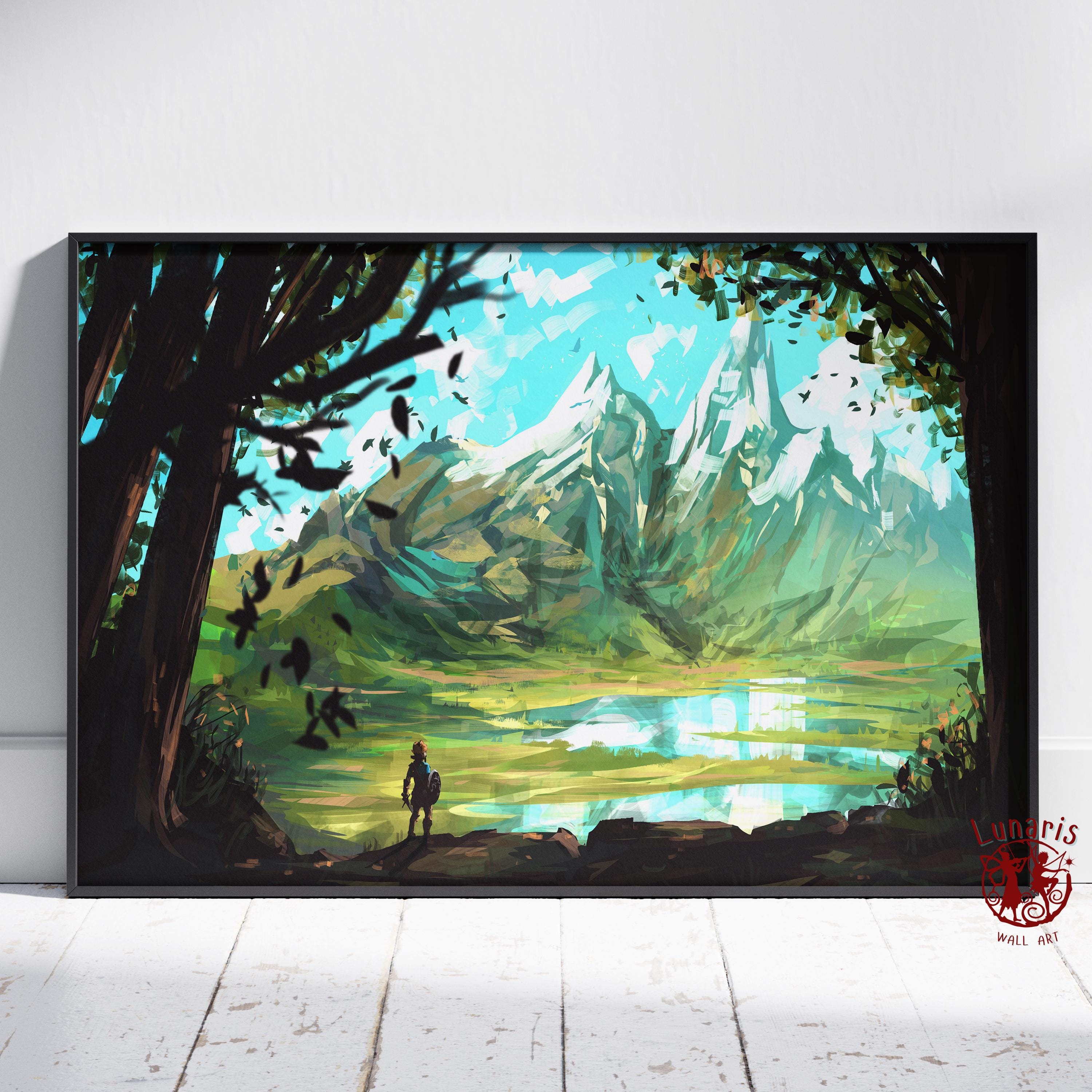 ゼルダの伝説ポスター | ブレス オブ ザ ワイルド ウォールアート