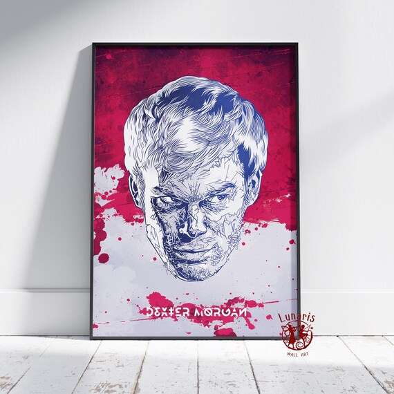 Poster Graffiti Handmade Dexter E Deborah Morgan - Arte Moderna 23x32.5cm