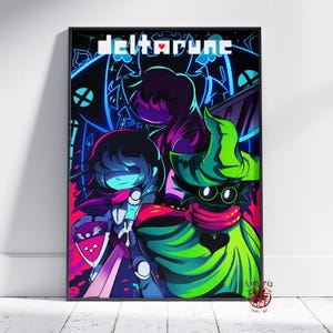 Deltarun Poster | Kris Dreemurr Wand Kunst | Ungerahmt Leinwanddruck | Geschenk Spiel Poster Style #8
