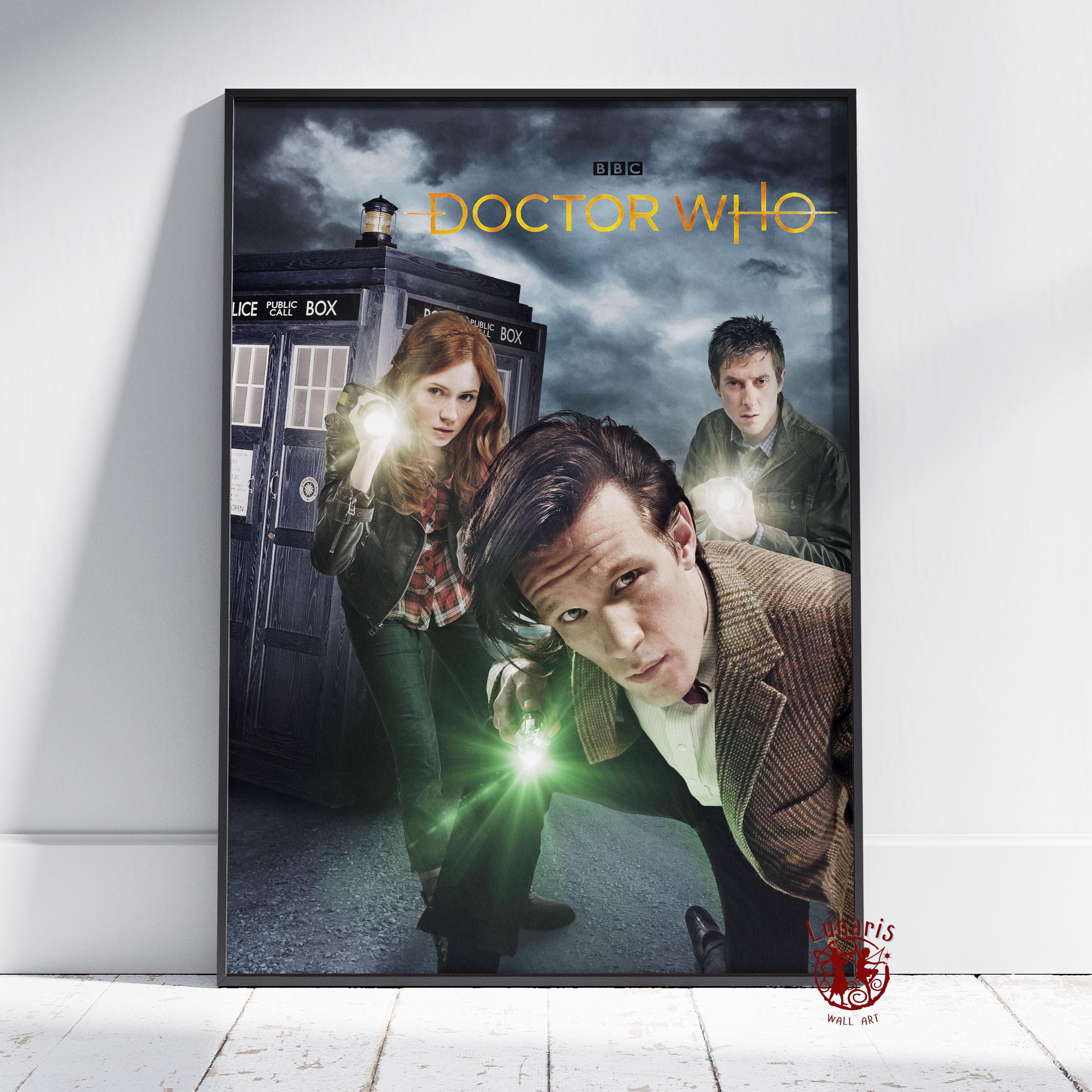 Doctor Who Poster | the Doctor Wall Art | Unframed Canvas Print | Gift ...