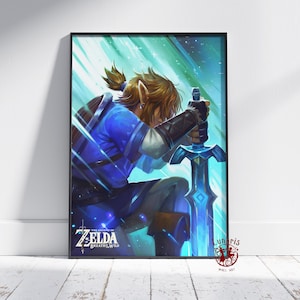 The Legend of Zelda Poster | Breath of the Wild Wall Art | Unframed Canvas Print | Gift Game Poster #2