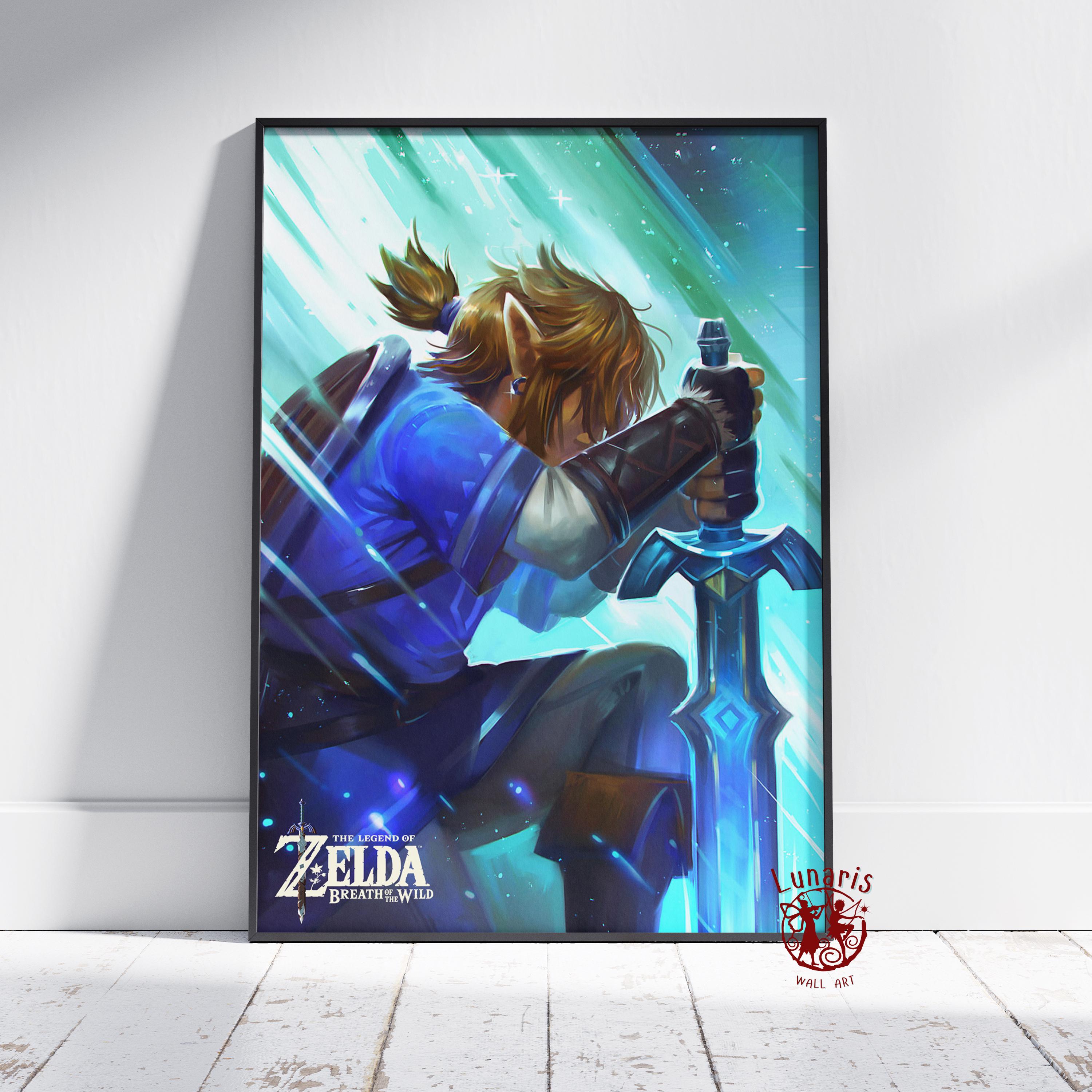 ゼルダの伝説ポスター | ブレス オブ ザ ワイルド ウォールアート