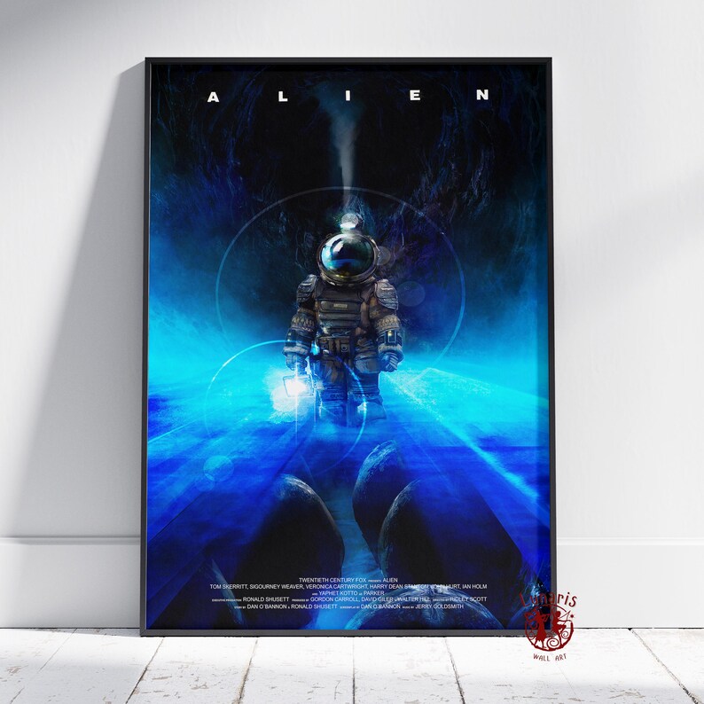 Alien Poster | Ripley Wall Art | Unframed Canvas Print | Gift Movie ...