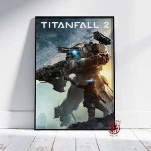 Titanfall Poster | Jack Cooper Wall Art | Unframed Canvas Print | Gift Game Poster