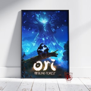 Ori and the Blind Forest Poster | Naru Wandkunst | Ungerahmt Leinwanddruck | Geschenk Spiel Poster