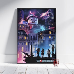 Ghostbusters Poster | Peter Venkman Wall Art | Unframed Canvas Print | Gift Movie Poster #2