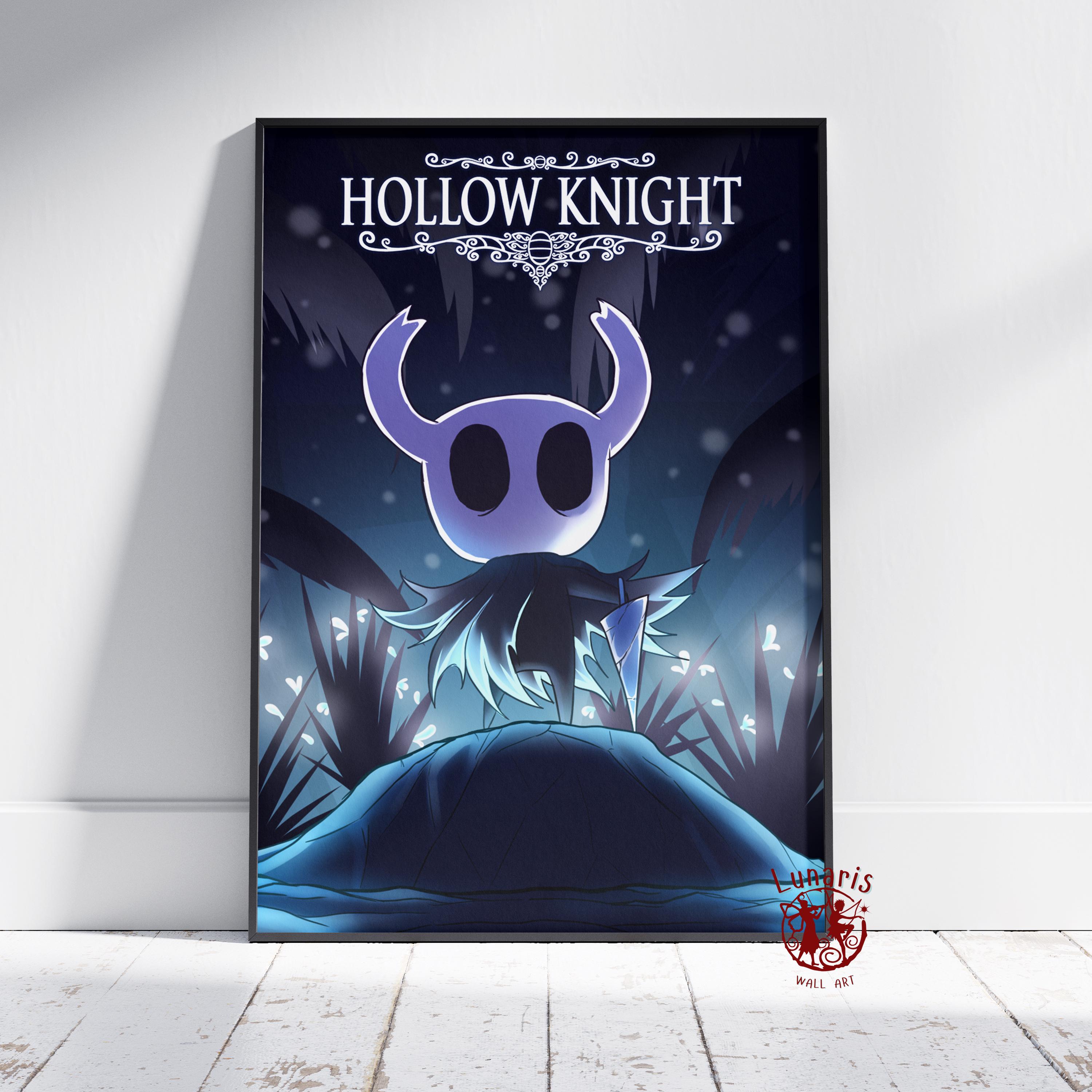 Hollow Knight Poster | Hallownest Wall Art | Unframed Canvas Print ...