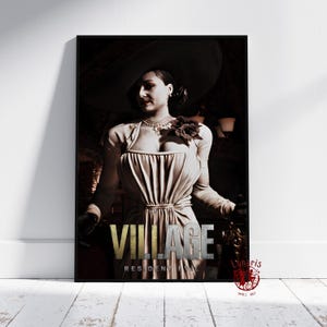 Resident Evil Village Poster | Karl Heisenberg Wall Art | Unframed Canvas Print | Gift Game Poster #5