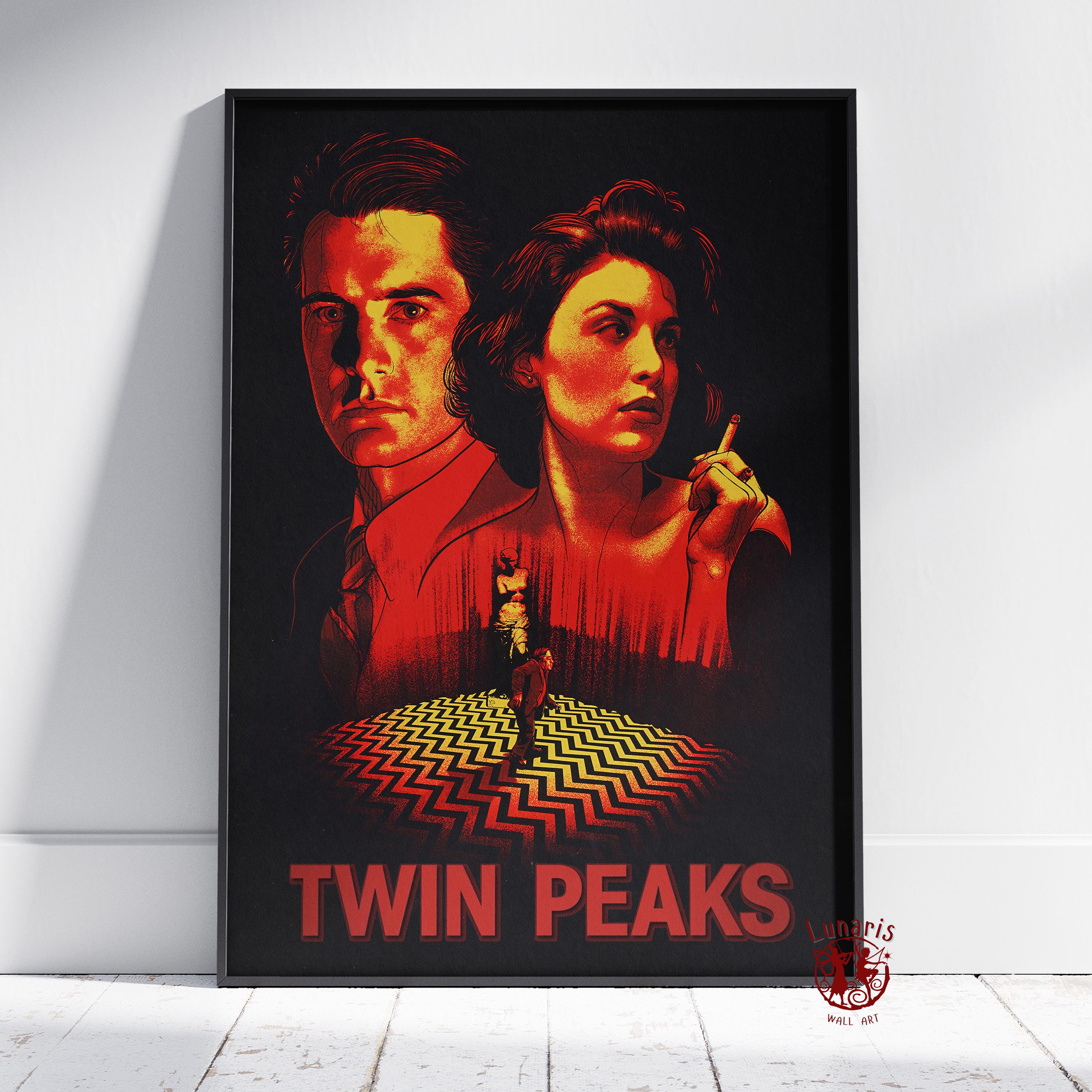 Twin Peaks Poster | Dale Cooper Wall Art | Unframed Canvas Print