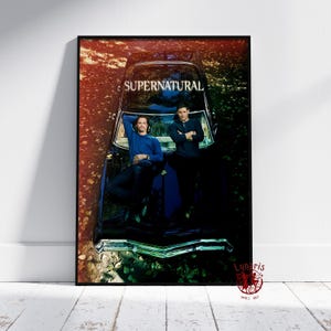 Supernatural Poster | Sam Winchester Wall Art | Unframed Canvas Print | Gift TV Show Poster #3