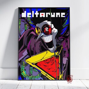 Deltarun Poster | Kris Dreemurr Wand Kunst | Ungerahmt Leinwanddruck | Geschenk Spiel Poster Style #9