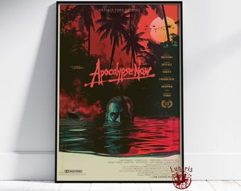 地獄の黙示録 (1979) マーロン・ブランドの映画ポスター復刻版、約