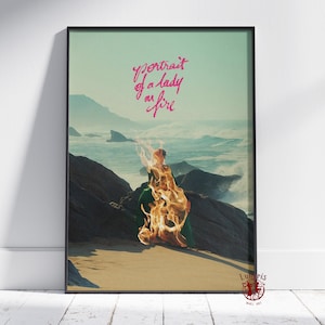 Damenbildnis Poster | Céline Sciamma Wandkunst | Ungerahmt Leinwanddruck | Geschenk Film Poster