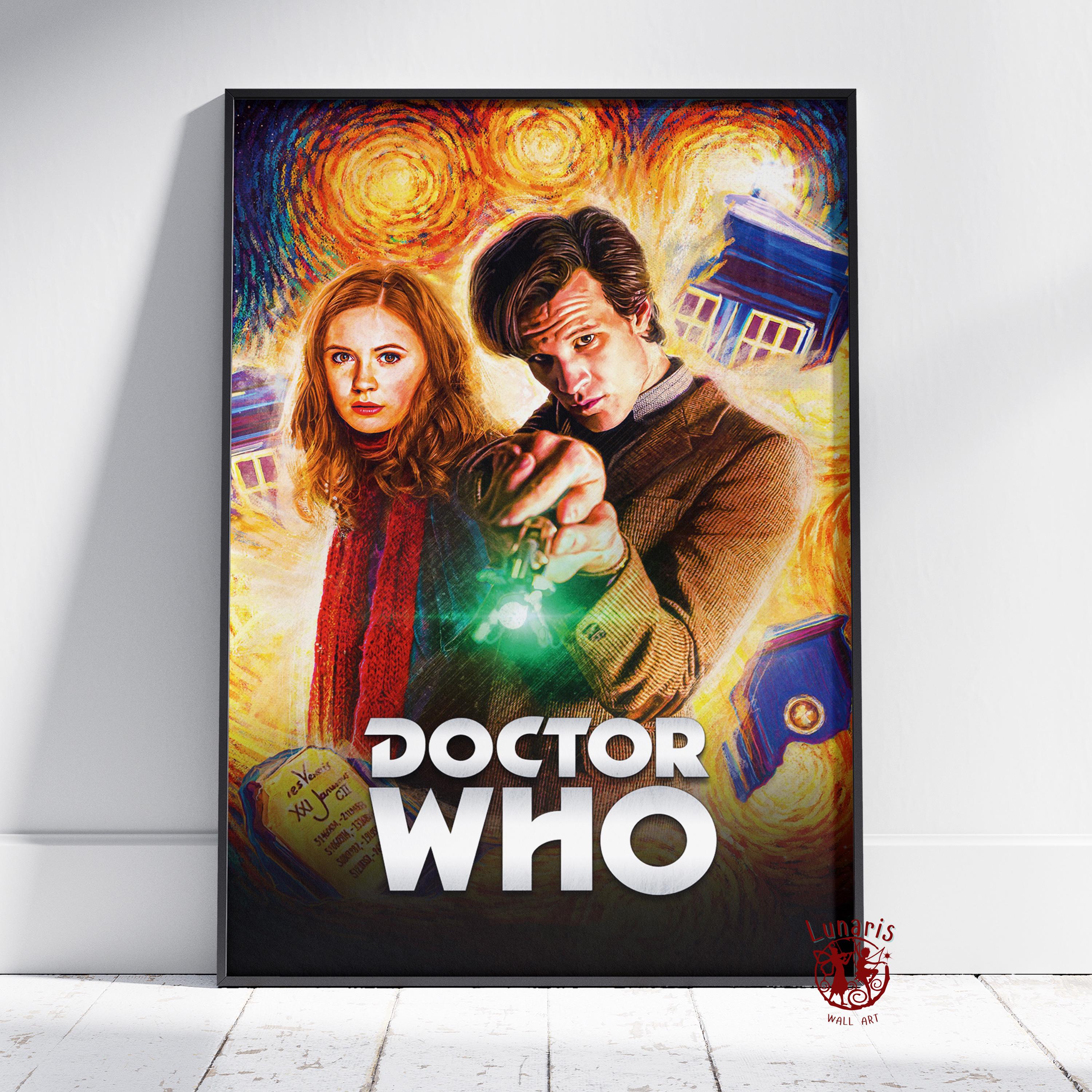 Doctor Who Poster | the Doctor Wall Art | Unframed Canvas Print | Gift ...