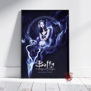 Buffy the Vampire Slayer Poster | Buffy Summers Wall Art | Unframed Canvas Print | Gift TV Show Poster