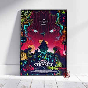 Doktor Strange Poster | Stephen Strange Kunst | Ungerahmt Leinwanddruck | Geschenk Film Poster