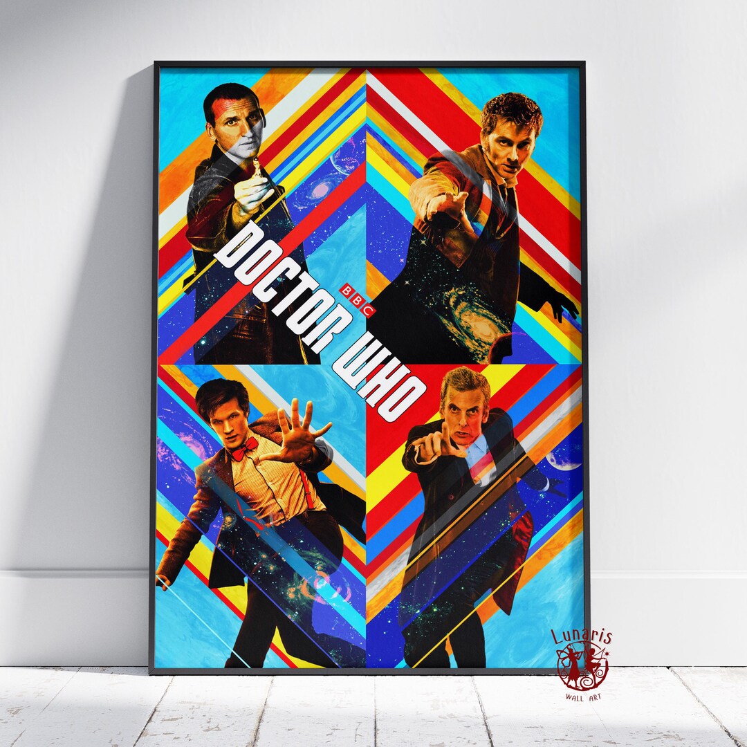 Doctor Who Poster | the Doctor Wall Art | Unframed Canvas Print | Gift ...