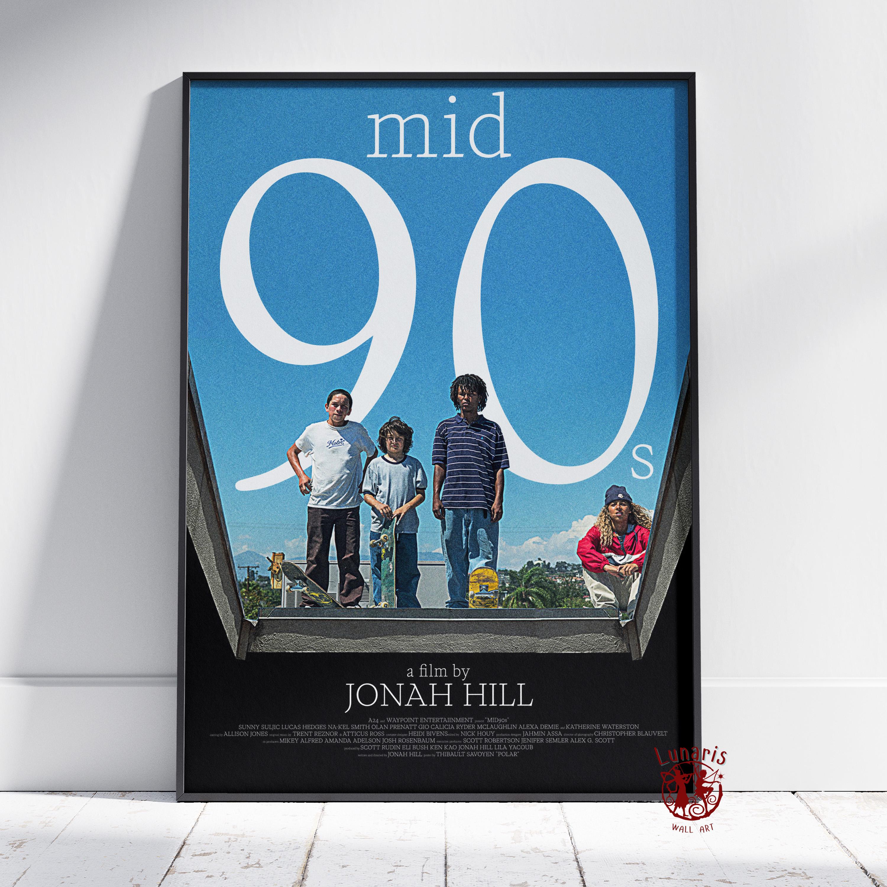 Mid90s Poster | Stevie Wall Art | Unframed Canvas Print | Gift