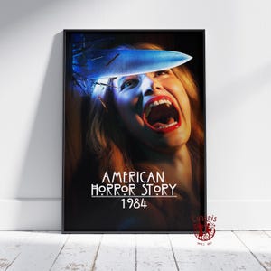 American Horror Story Poster | AHS Wall Art | Unframed Canvas Print | Gift TV Show Poster #2