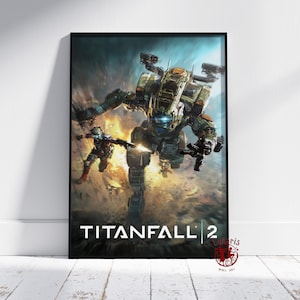 Titanfall Poster | Jack Cooper Wall Art | Unframed Canvas Print | Gift Game Poster #2