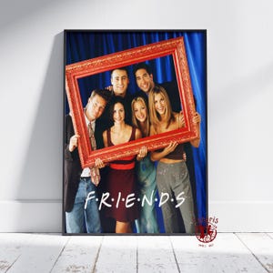 Friends Poster | Rachel Green Wall Art | Unframed Canvas Print | Gift TV Show Poster