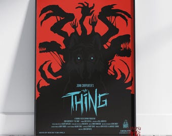 The Thing Poster | Macready Wall Art | Unframed Canvas Print