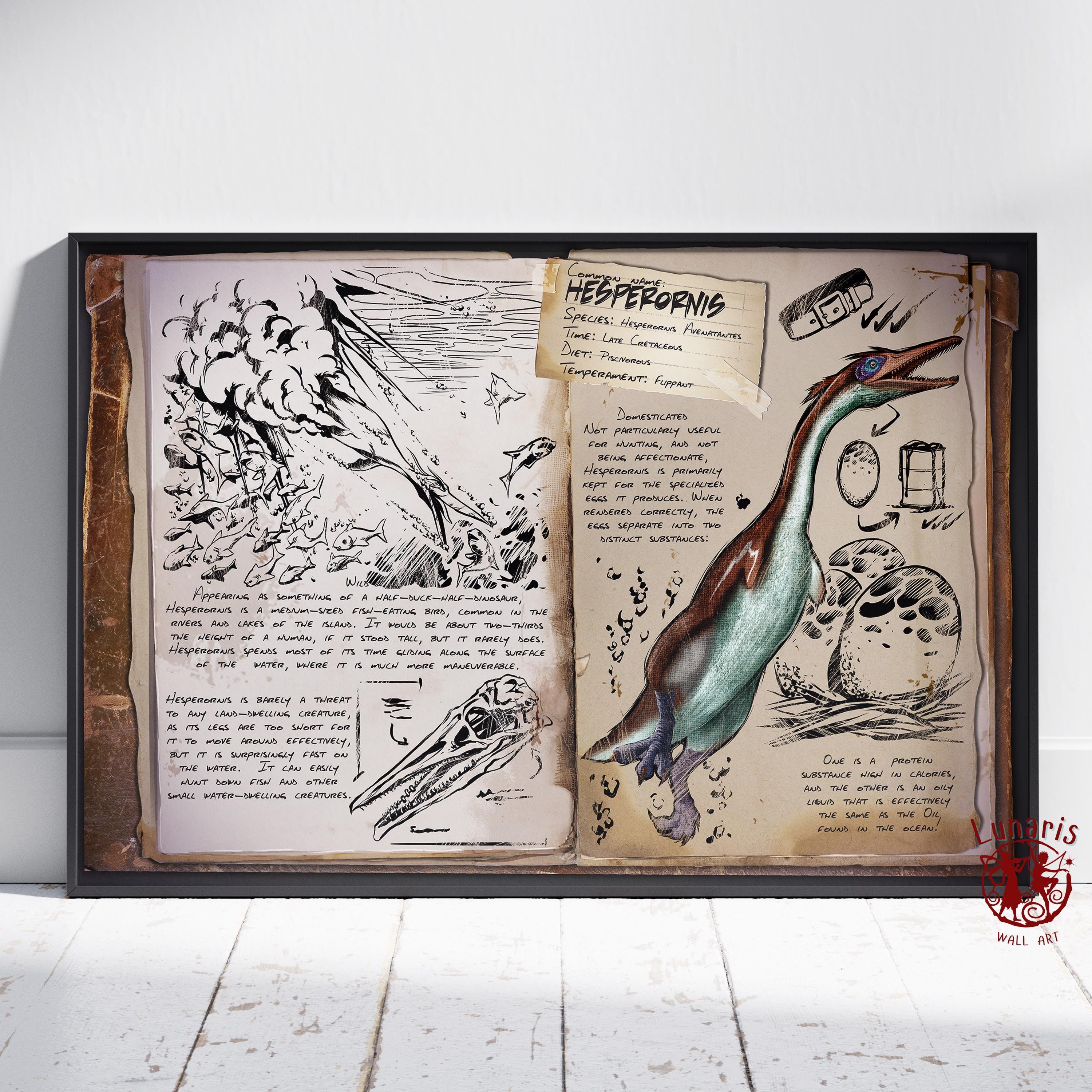 Ark Survival Evolved Dossiers Poster | Yutyrannus Wall Art