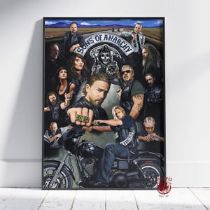 Sons of Anarchy Poster - Etsy Sons of Anarchy Poster - Etsy