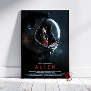 Alien Poster | Ripley Wall Art | Unframed Canvas Print | Gift Movie Poster