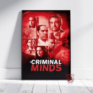 Criminal Minds Poster | David Rossi Wall Art | Unframed Canvas Print | Gift TV Show Poster