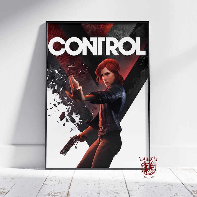 Control Rework Poster Control Poster | Jesse Faden Wall Art | Unframed Canvas Print | Gift ...