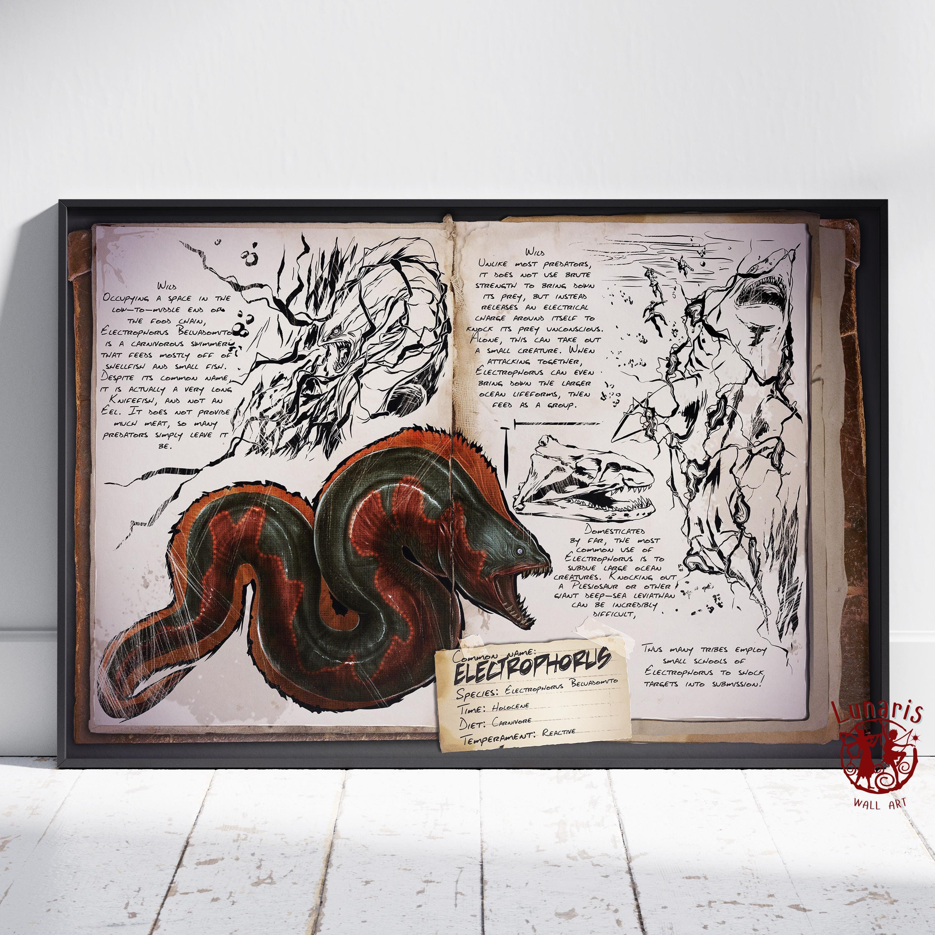 Ark Survival Evolved Dossiers Poster | Yutyrannus Wall Art
