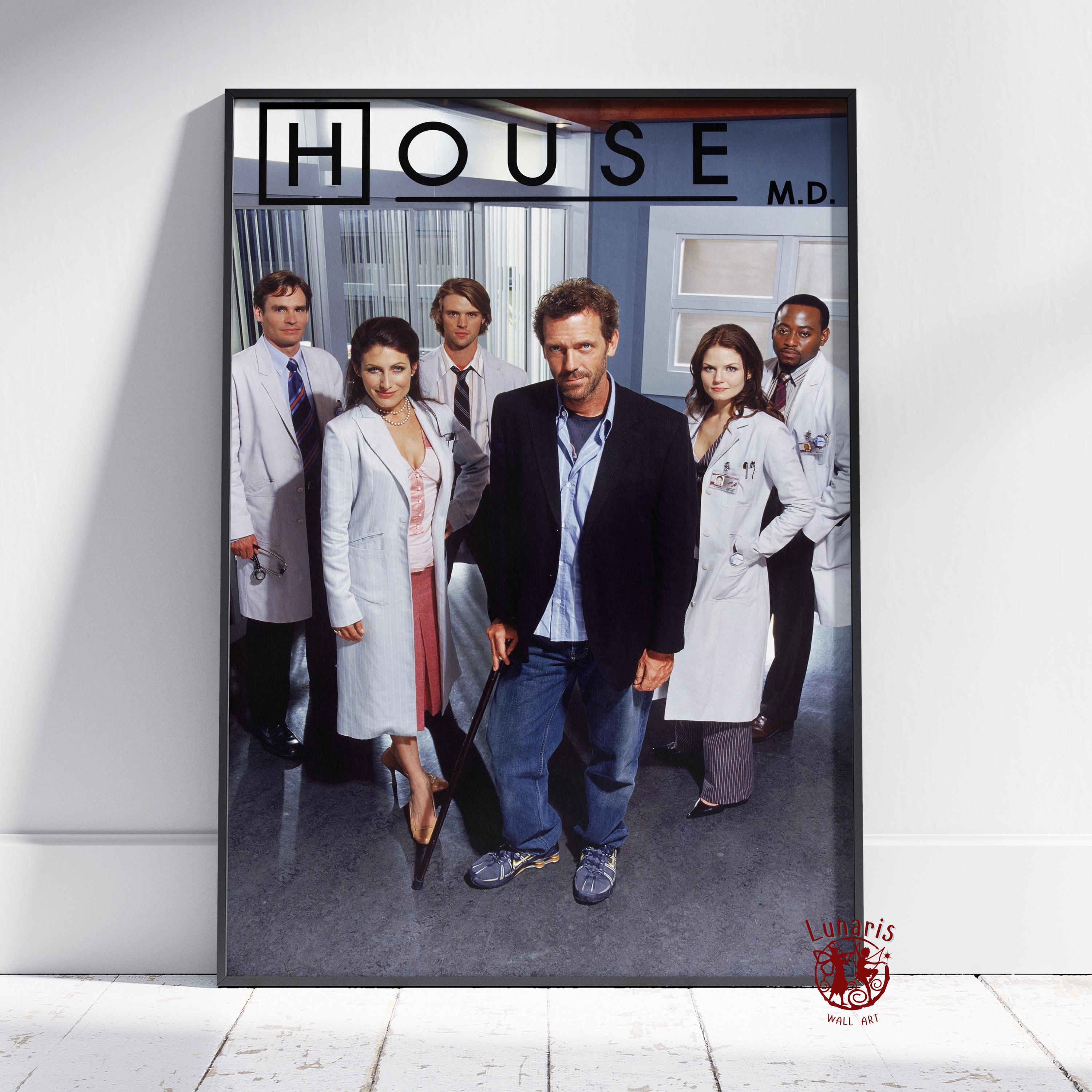House M.D. Poster | Gregory House Wall Art | Unframed Canvas Print