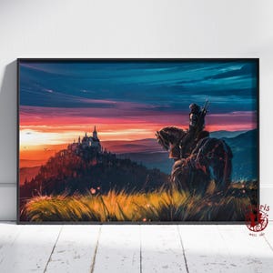 The Witcher 3 Wild Hunt Poster | Ciri Wandkunst | Ungerahmt Leinwanddruck | Geschenk Spiel Poster #6