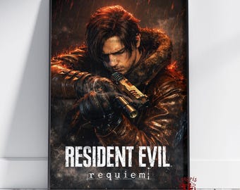 バイオハザード9 レクイエム - ビデオゲームポスター - RE9 - Etsy 日本