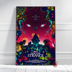 Doktor Strange Poster | Stephen Strange Kunst | Ungerahmt Leinwanddruck | Geschenk Film Poster